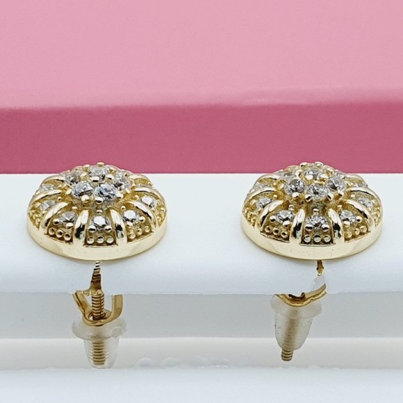 "925 Sterling Silver Cubic Zirconia Earrings, U19254621 - Picture 2 of 11